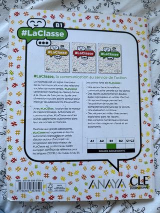 La classe niveau B1 élève - Anaya
