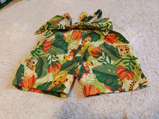 Pantalón niña estampado selva