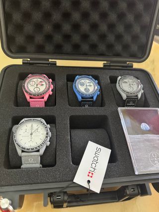  Box Custodia porta Orologi Omega X Swatch moonswa