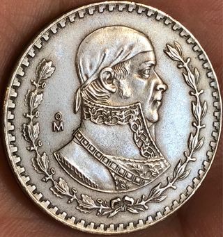 Un Peso Plata México 1964