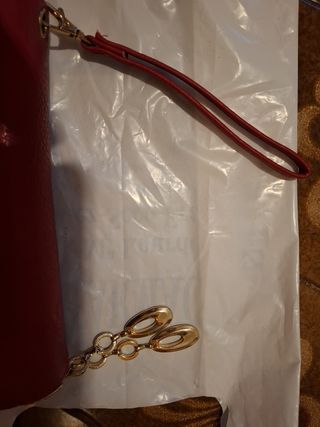 Bolso rojo cartera