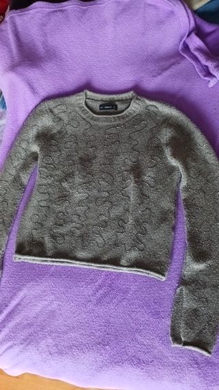 Jersey Zara marrón talla S