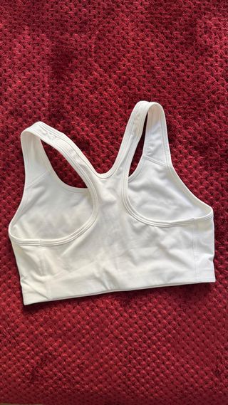 TOP SUJETADOR DEPORTIVO NIKE BLANCO M MUJER