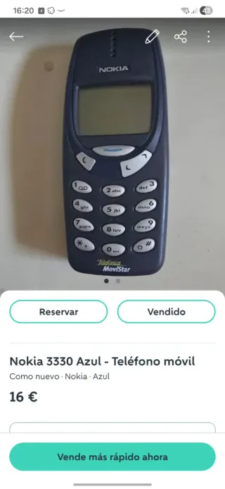 Nokia 3310 y dos 3330