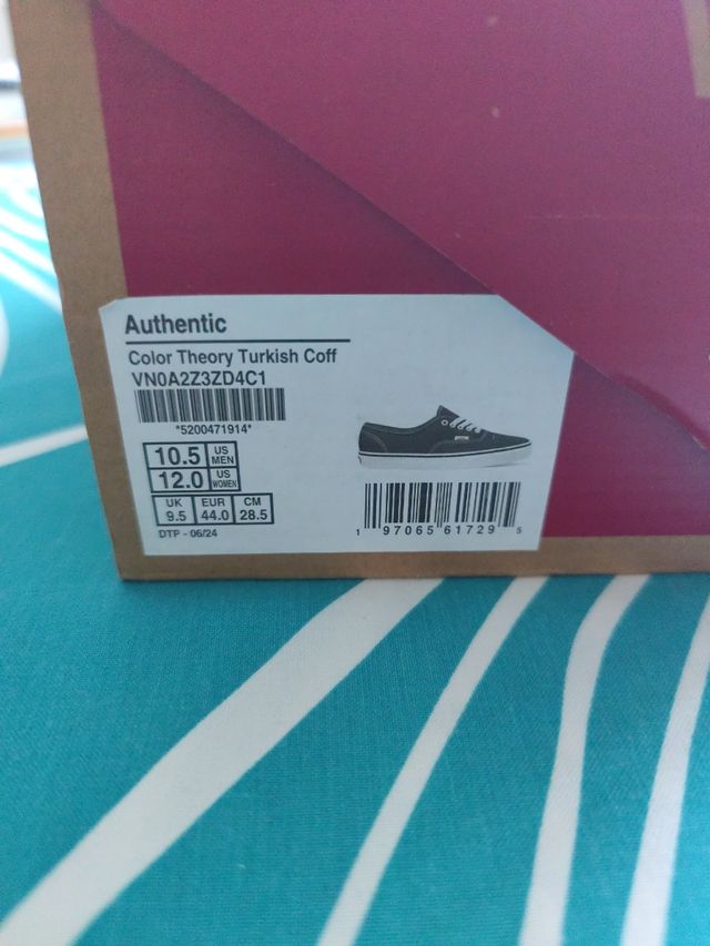 Zapatillas Vans marrón hombre talla 44