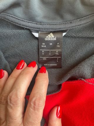 Chaqueta Adidas | Rojo Gris