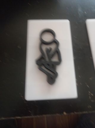 Señales baño hombre mujer - Plástico