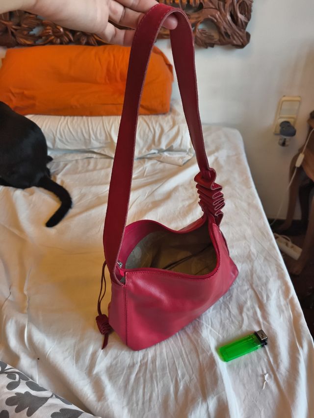 Bolso IPPO piel rojo