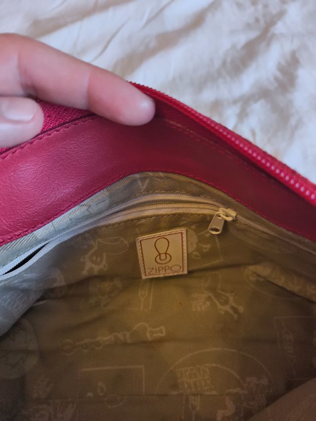 Bolso IPPO piel rojo