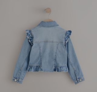 Chaqueta vaquera niña- volantes. Nuevo. Marca Next