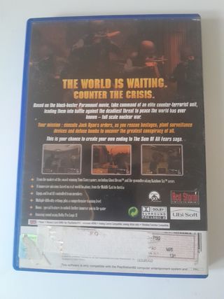 PS2 - The Sum of All Fears