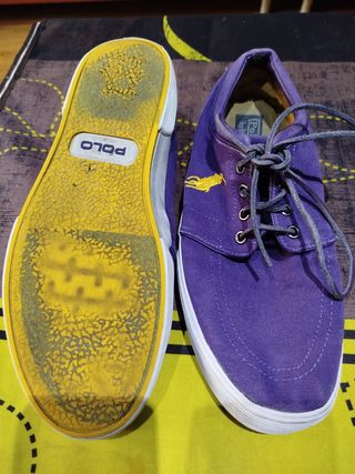 Zapatillas Ralph Lauren Moradas