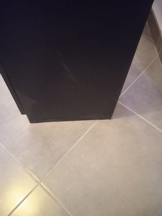 BRIMNES Librería negra 60x190cm