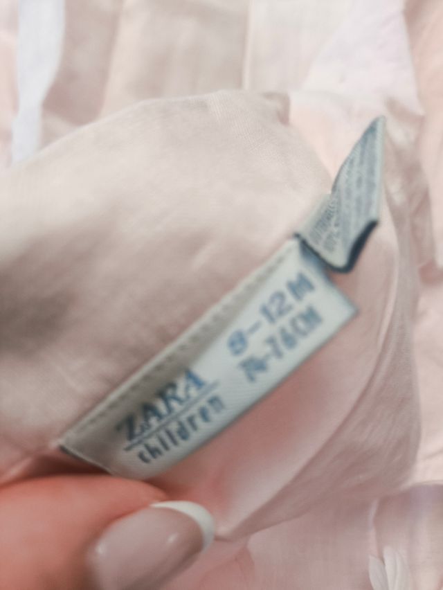 Vestido bebé niña 7 meses rosa