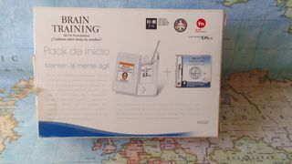 Nintendo DS Lite blanca + Brain Training