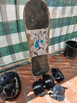 Skate + protecciones