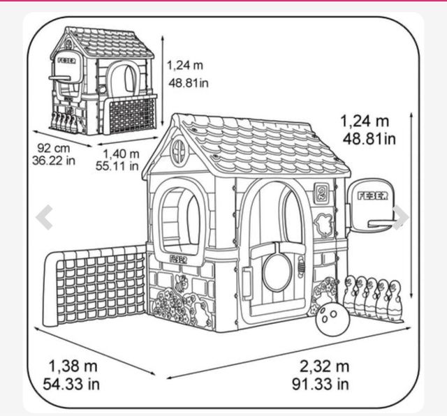 Casita infantil Feber exterior