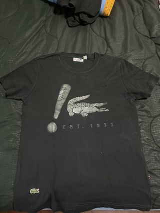 Maglietta Lacoste nera vintage