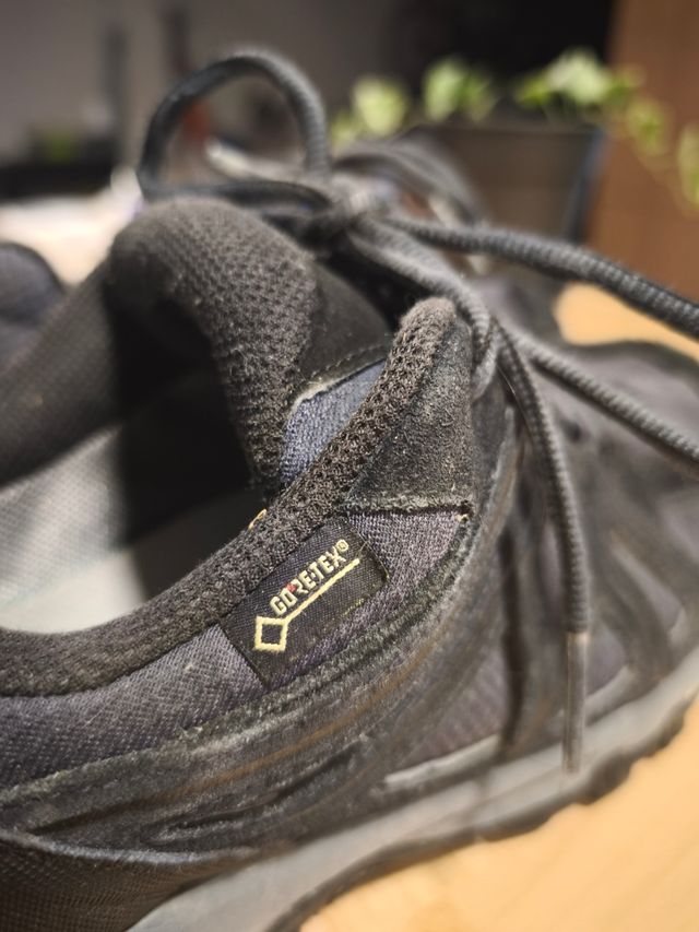 Zapatillas Salomon Senderismo - Gris/Negras