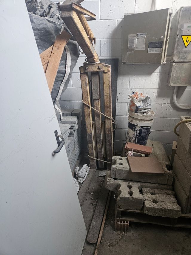 Pinza para palets - Grúa obra