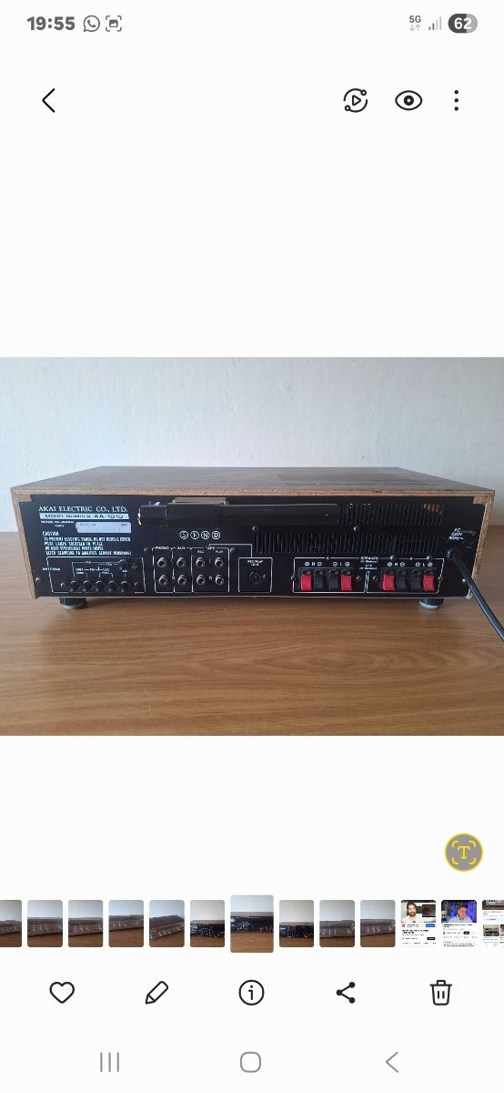 Akai AA-1010: Receiver.