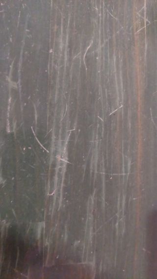 Aparador madera vintage verde-amarillo