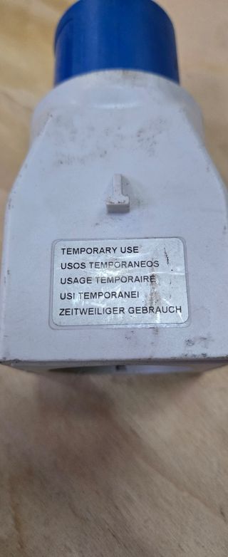 Adaptador Cetac a Schuko Schneider