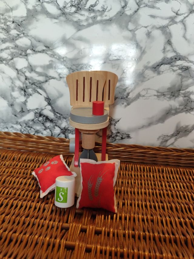 Set Juguete Madera batidora