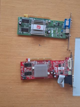 Tarjetas gráficas Radeon 7000 y 9200 SE