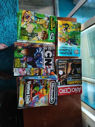 Revistas Año Cero, Cartoon Network, Nintendo, etc.