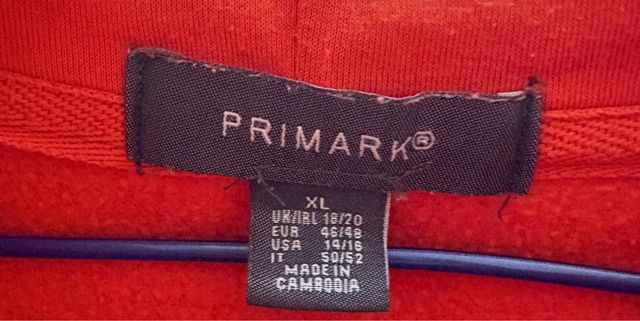 Sudadera Primark naranja