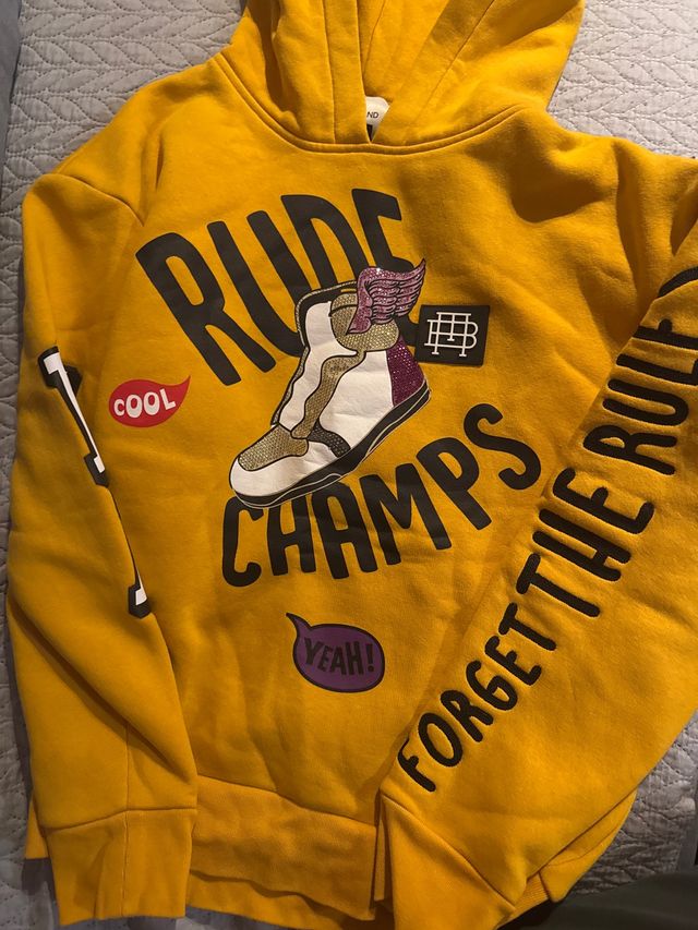 Sudadera amarilla my brand