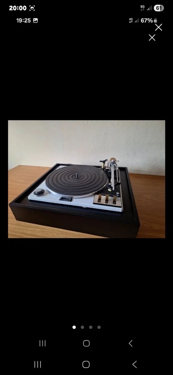 Tornamesa Garrand ZERO 100-C.