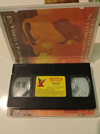 VHS Pinocho - Clásico Disney