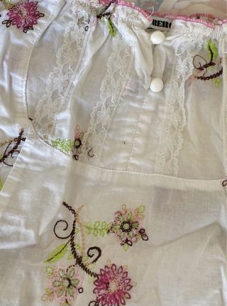 Conjunto blanco - top y falda Torero
