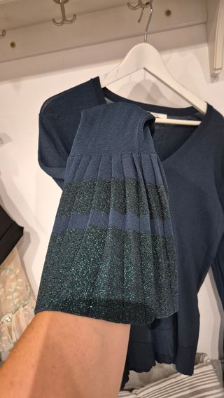 Jersey Uterqüe verde botella - Talla M