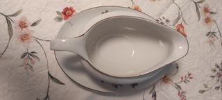 Salsiera vintage "fiori di pesco"