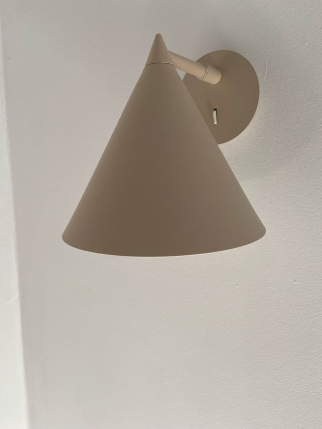 Aplique pared interior beige