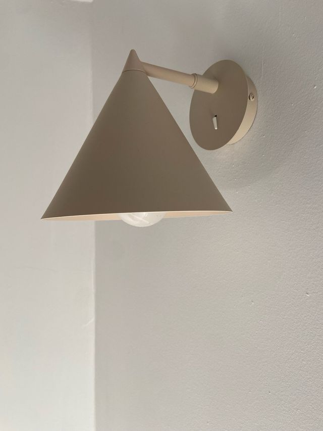 Aplique pared interior beige