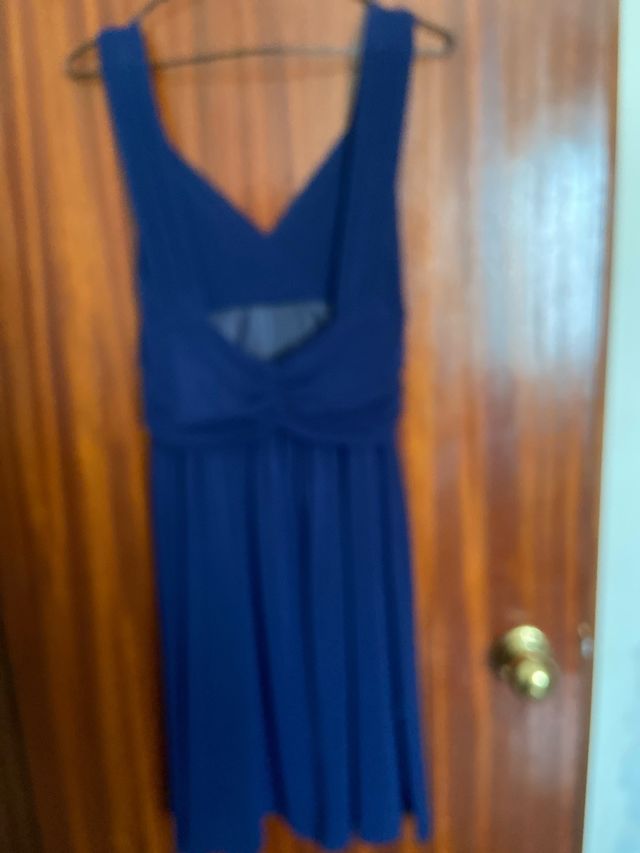 Vestido azul marino elegante