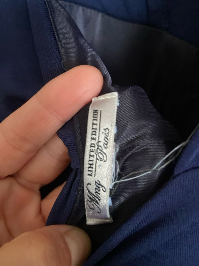 Vestido azul marino elegante