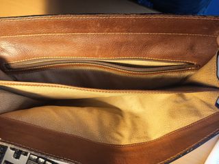 Maletín Piel Vintage Marrón