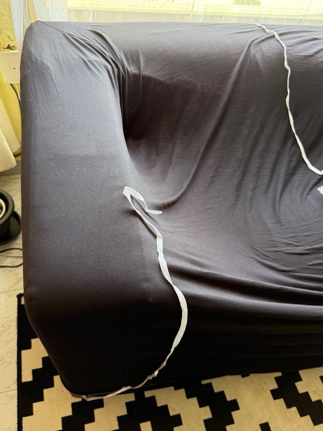 Funda sofá elástica negra