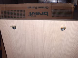 Escritorio juvenil - Madera y azul + Silla 120x50.