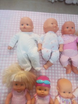 8 Muñecas Nenuco - Como Nuevas
