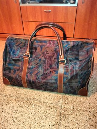 Maleta viaje grande - Marrón Multicolor