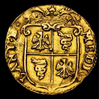 Doppia de oro Felipe II Milan 1582
