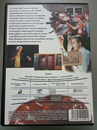 DVD Blob - Fluido Mortale - Steve McQueen