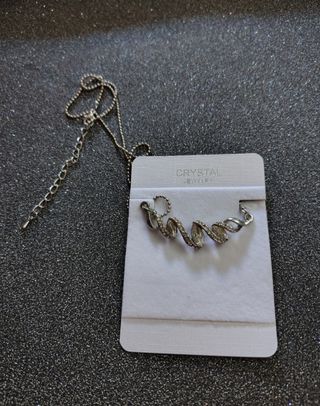 Collana Cristalli Argento