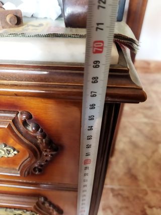 Comoda + Mesas de noche + mesa baja salon